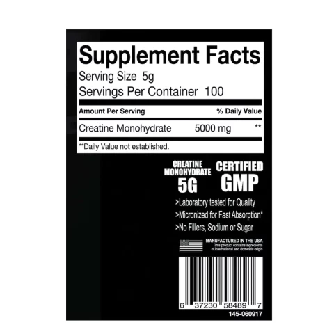 Creatine Monohydrate (500 Grams) - Image 3